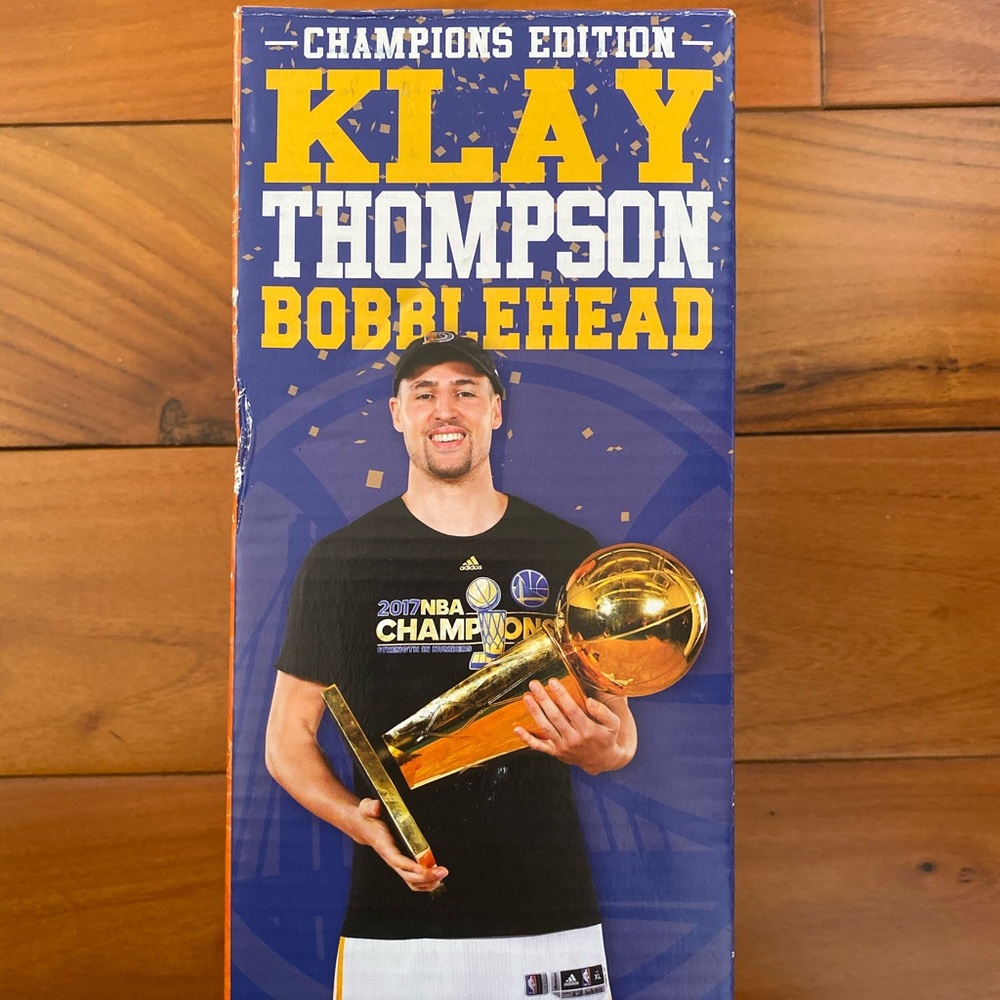 Brand new in box Klay Thompson Bobblehead